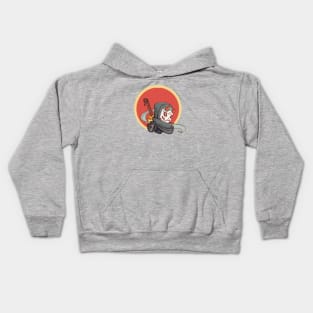 Genji pixel art Kids Hoodie